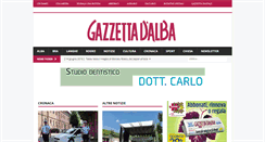 Desktop Screenshot of gazzettadalba.it
