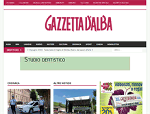 Tablet Screenshot of gazzettadalba.it